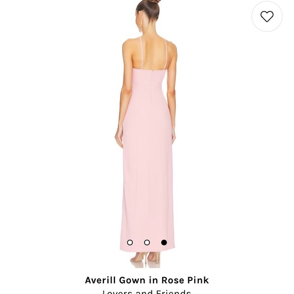 NWT  Revolve Lovers + Friends Averill Gown in dusty pink - Picture 3 of 6